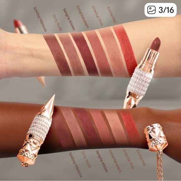 LA PREDIRE PRESTIGE Diamond Red Shiny “Sangria Kisses”Lipstick. NIB - Picture 7 of 7